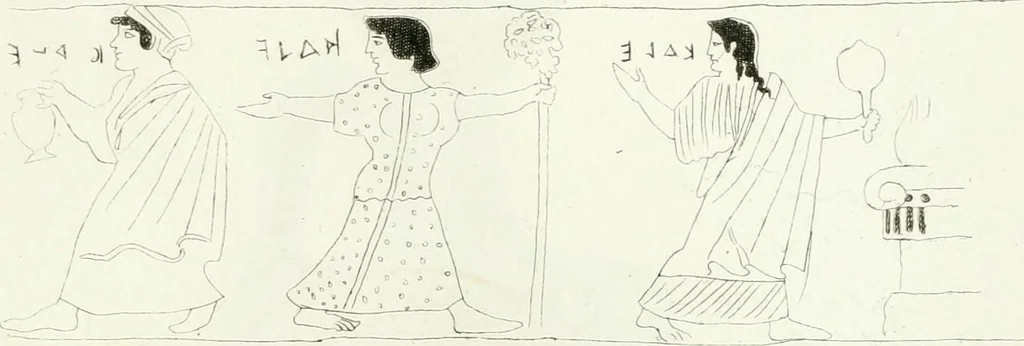 An illustration from Monumenti etruschi o di etrusco nome, 1821, leaf 204