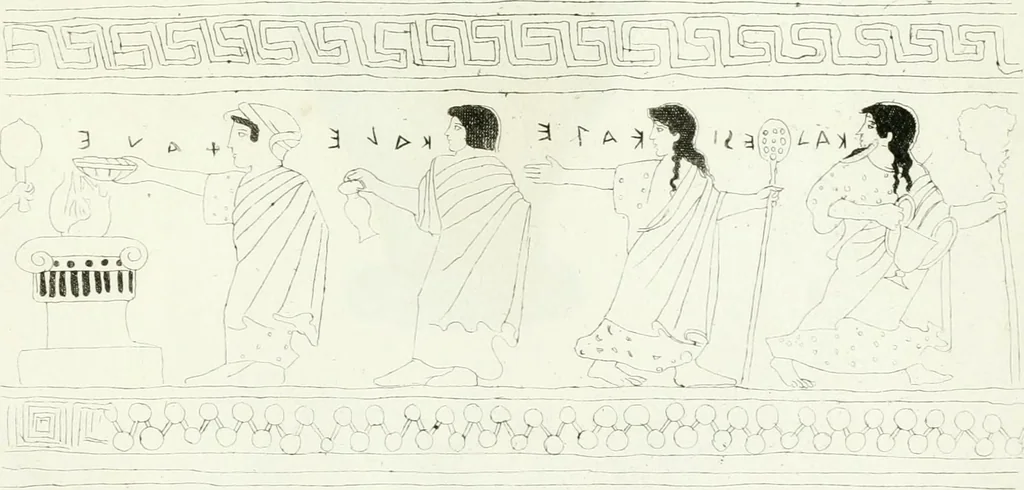 An illustration from Monumenti etruschi o di etrusco nome, 1821, leaf 204