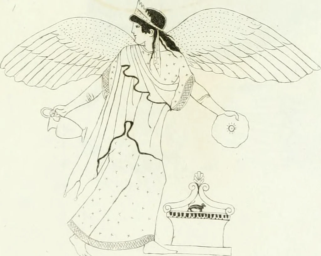 An illustration from Monumenti etruschi o di etrusco nome, 1821, leaf 208