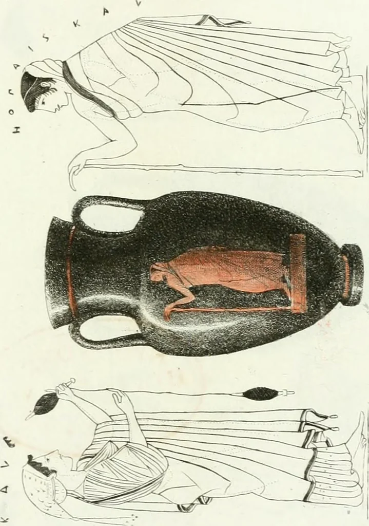 An illustration from Monumenti etruschi o di etrusco nome, 1821, leaf 210