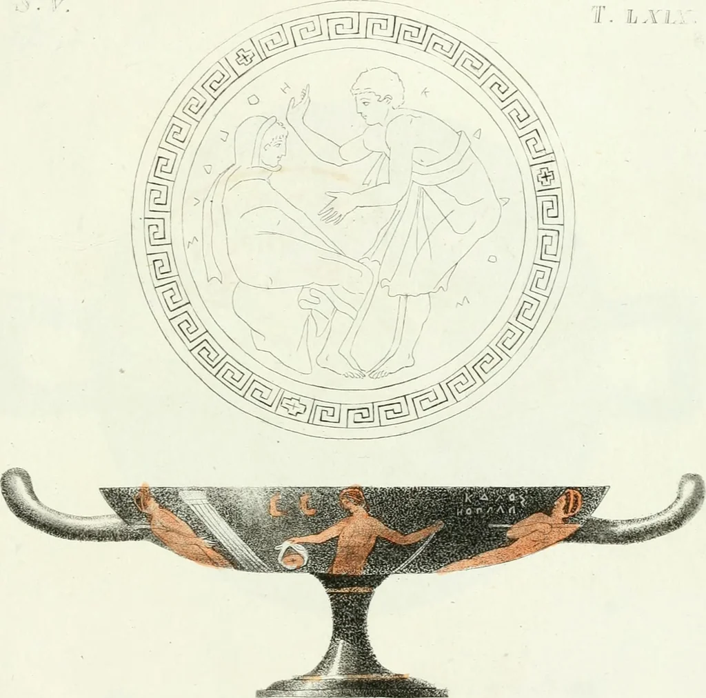 An illustration from Monumenti etruschi o di etrusco nome, 1821, leaf 214