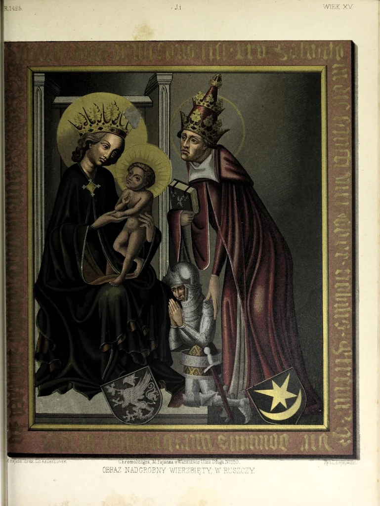 An illustration from Monuments du moyen-âge et de la Renaissance, dans l'ancienne Pologne depuis les temps les plus reculés jusqu'à la fin du XVII. siècle, 1855, leaf 167