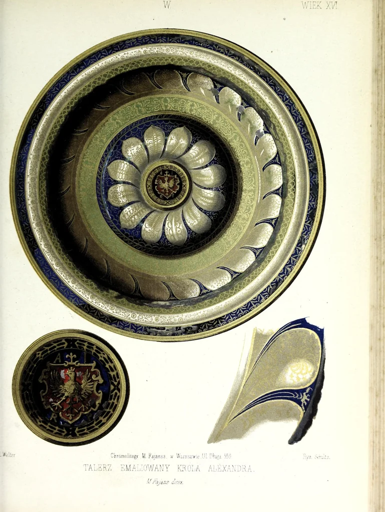 An illustration from Monuments du moyen-âge et de la Renaissance, dans l'ancienne Pologne depuis les temps les plus reculés jusqu'à la fin du XVII. siècle, 1855, leaf 217