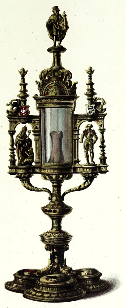 An illustration from Monuments du moyen-âge et de la Renaissance, dans l'ancienne Pologne depuis les temps les plus reculés jusqu'à la fin du XVII. siècle, 1855, leaf 243