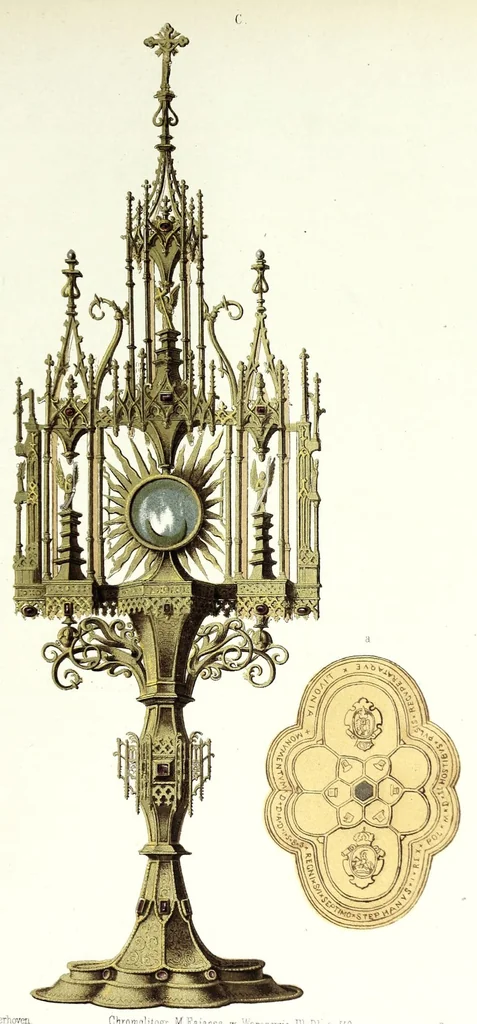 An illustration from Monuments du moyen-âge et de la Renaissance, dans l'ancienne Pologne depuis les temps les plus reculés jusqu'à la fin du XVII. siècle, 1855, leaf 299