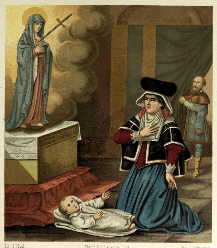 An illustration from Monuments du moyen-âge et de la Renaissance, dans l'ancienne Pologne depuis les temps les plus reculés jusqu'à la fin du XVII. siècle, 1855, leaf 313