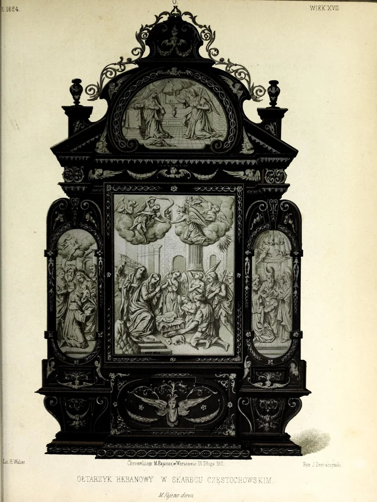An illustration from Monuments du moyen-âge et de la Renaissance, dans l'ancienne Pologne depuis les temps les plus reculés jusqu'à la fin du XVII. siècle, 1855, leaf 339