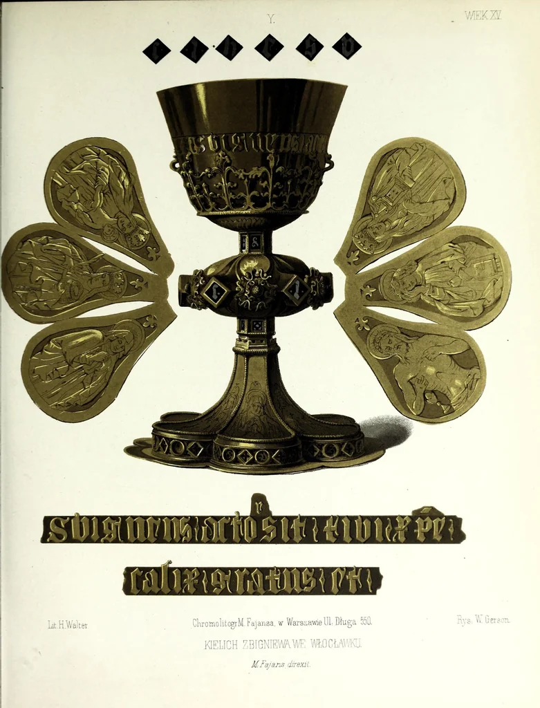 An illustration from Monuments du moyen-âge et de la Renaissance, dans l'ancienne Pologne depuis les temps les plus reculés jusqu'à la fin du XVII. siècle, 1855, leaf 101