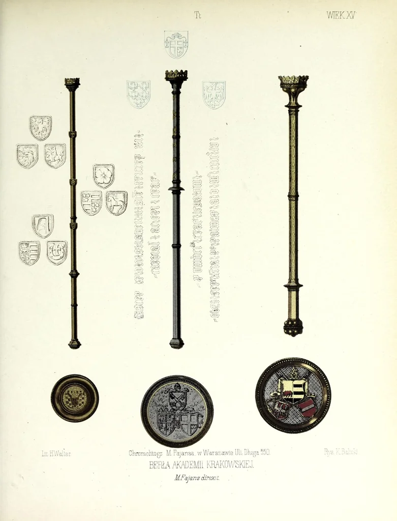 An illustration from Monuments du moyen-âge et de la Renaissance, dans l'ancienne Pologne depuis les temps les plus reculés jusqu'à la fin du XVII. siècle, 1855, leaf 107