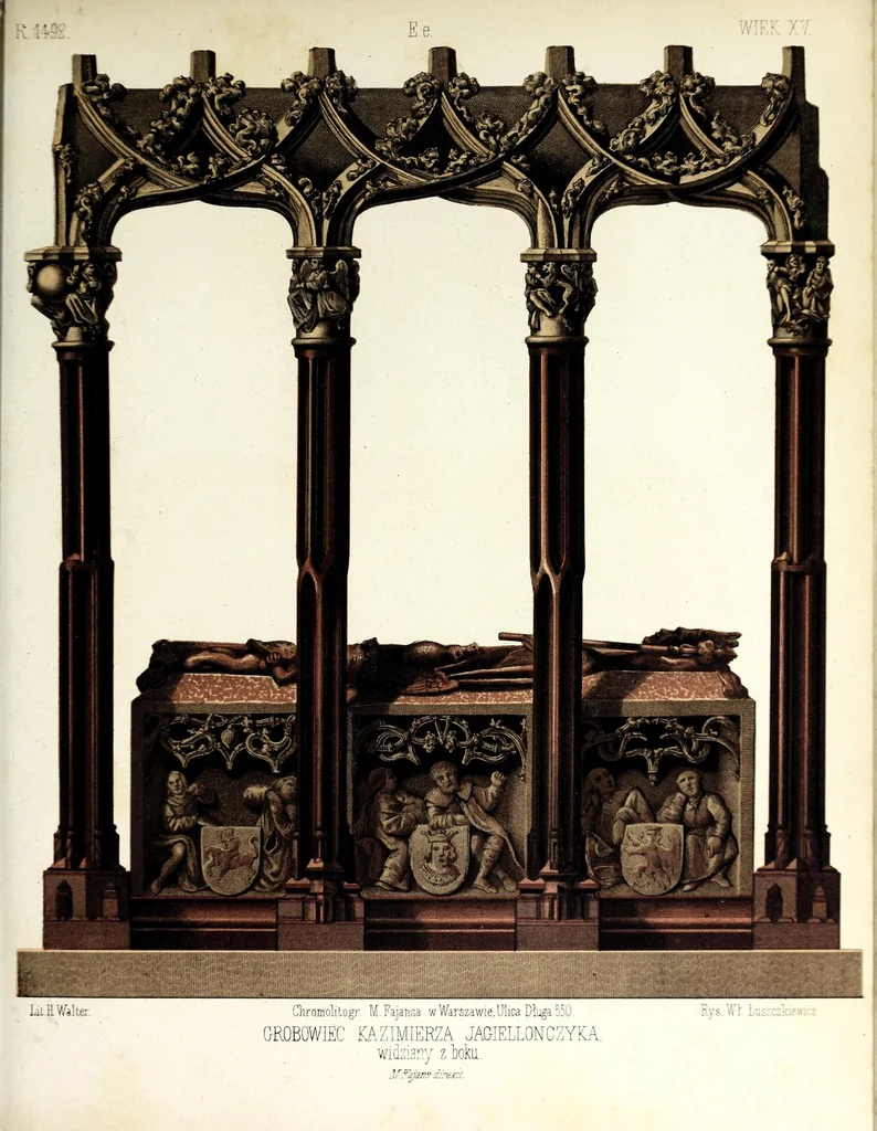 An illustration from Monuments du moyen-âge et de la Renaissance, dans l'ancienne Pologne depuis les temps les plus reculés jusqu'à la fin du XVII. siècle, 1855, leaf 125