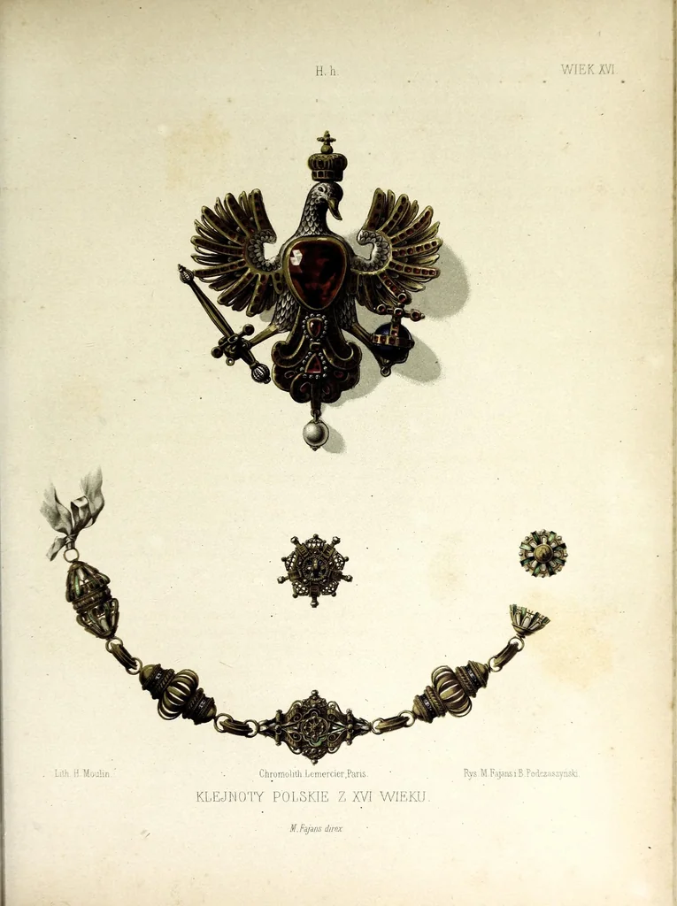 An illustration from Monuments du moyen-âge et de la Renaissance, dans l'ancienne Pologne depuis les temps les plus reculés jusqu'à la fin du XVII. siècle, 1855, leaf 233