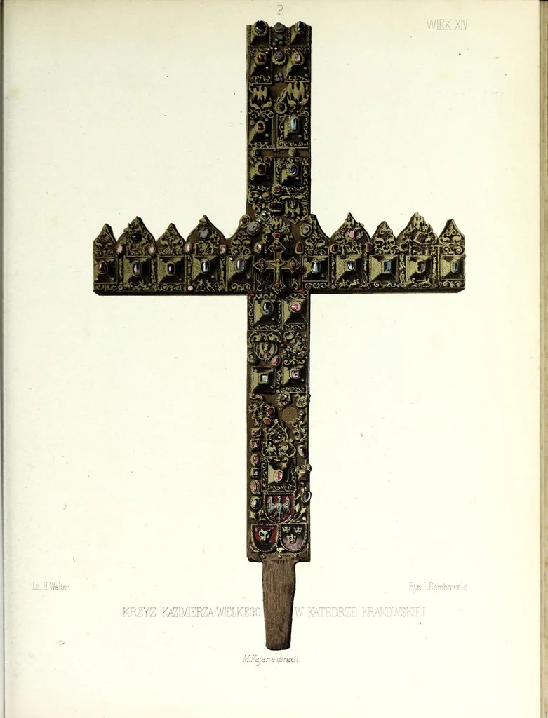 An illustration from Monuments du moyen-âge et de la Renaissance, dans l'ancienne Pologne depuis les temps les plus reculés jusqu'à la fin du XVII. siècle, 1855, leaf 81