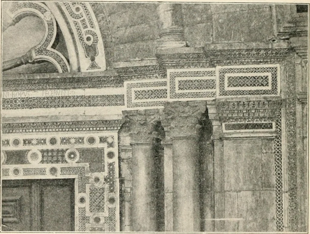 An illustration from The monuments of Christian Rome from Constantine to the renaissance, 1908, leaf 145