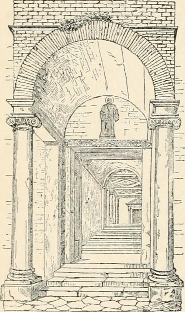 An illustration from The monuments of Christian Rome from Constantine to the renaissance, 1908, leaf 169
