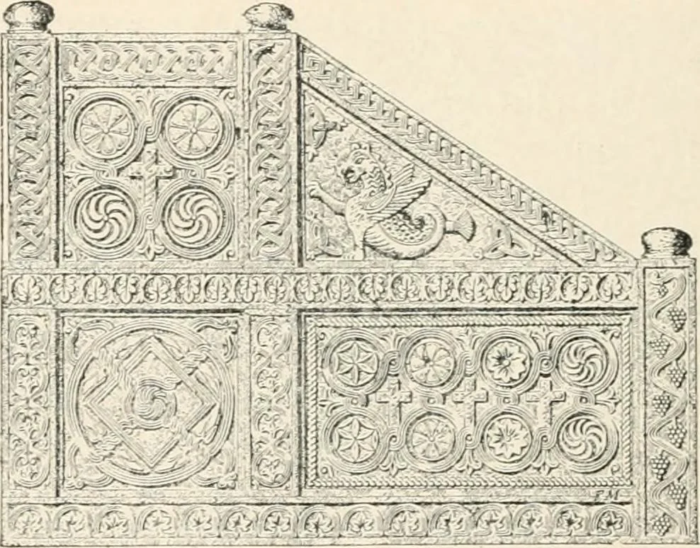 An illustration from The monuments of Christian Rome from Constantine to the renaissance, 1908, leaf 185
