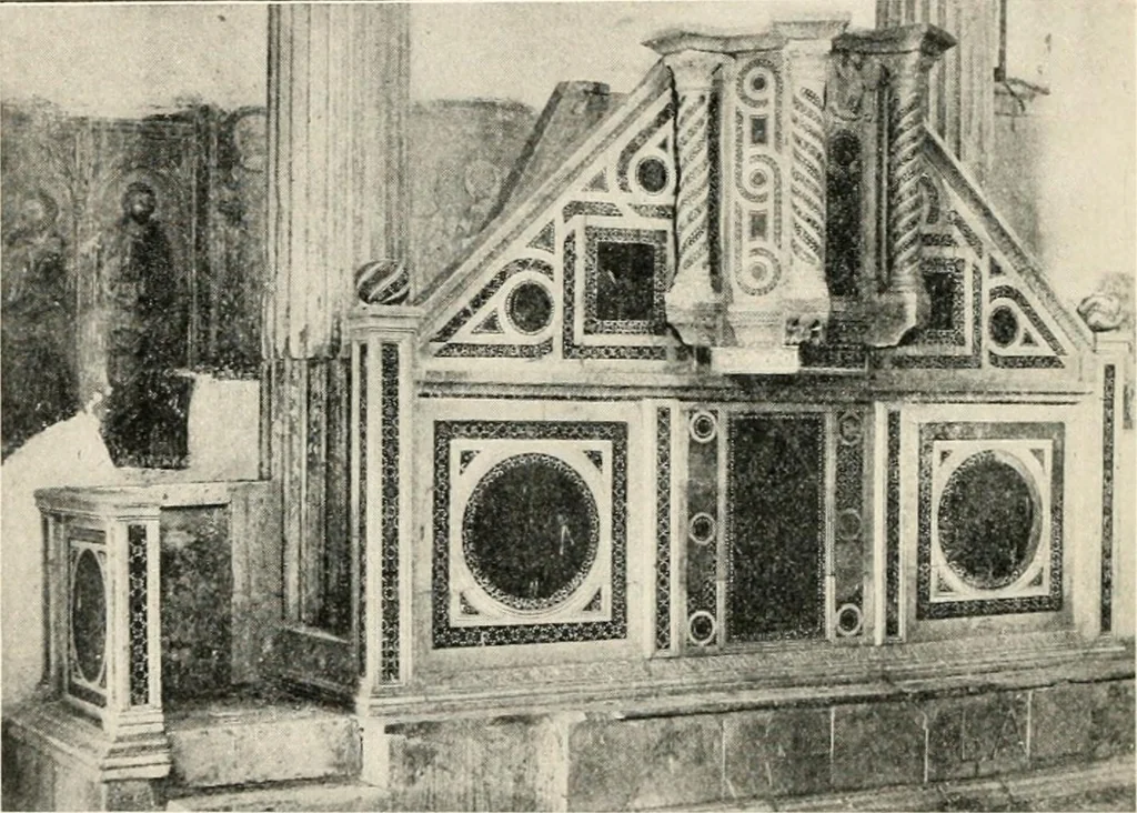 An illustration from The monuments of Christian Rome from Constantine to the renaissance, 1908, leaf 187