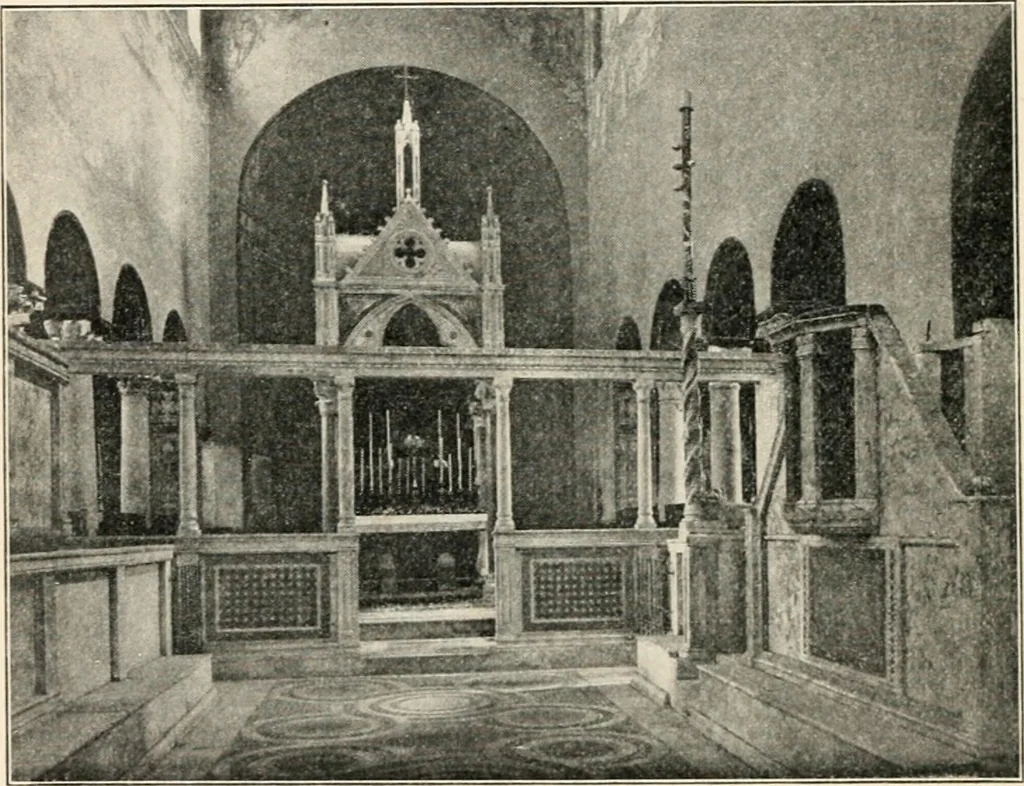 An illustration from The monuments of Christian Rome from Constantine to the renaissance, 1908, leaf 191