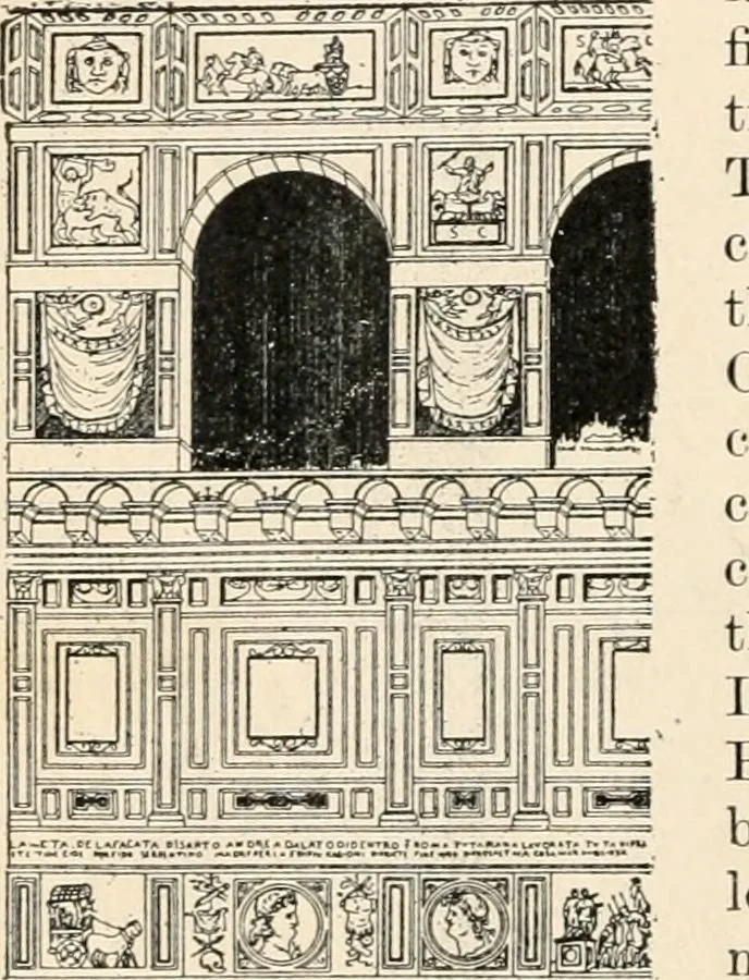 An illustration from The monuments of Christian Rome from Constantine to the renaissance, 1908, leaf 31