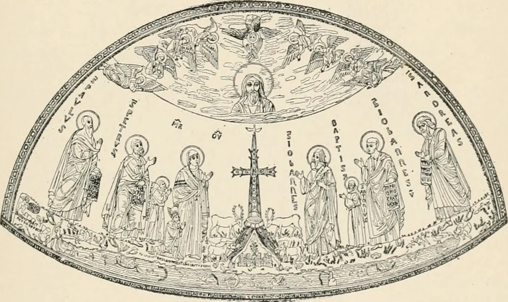 An illustration from The monuments of Christian Rome from Constantine to the renaissance, 1908, leaf 348