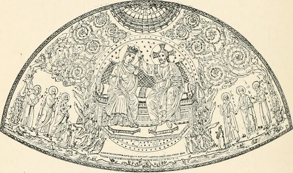 An illustration from The monuments of Christian Rome from Constantine to the renaissance, 1908, leaf 349