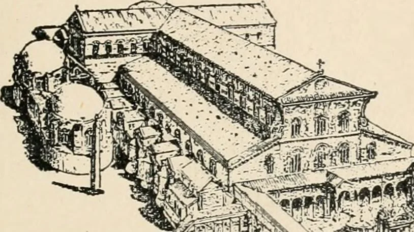 An illustration from The monuments of Christian Rome from Constantine to the renaissance, 1908, leaf 36