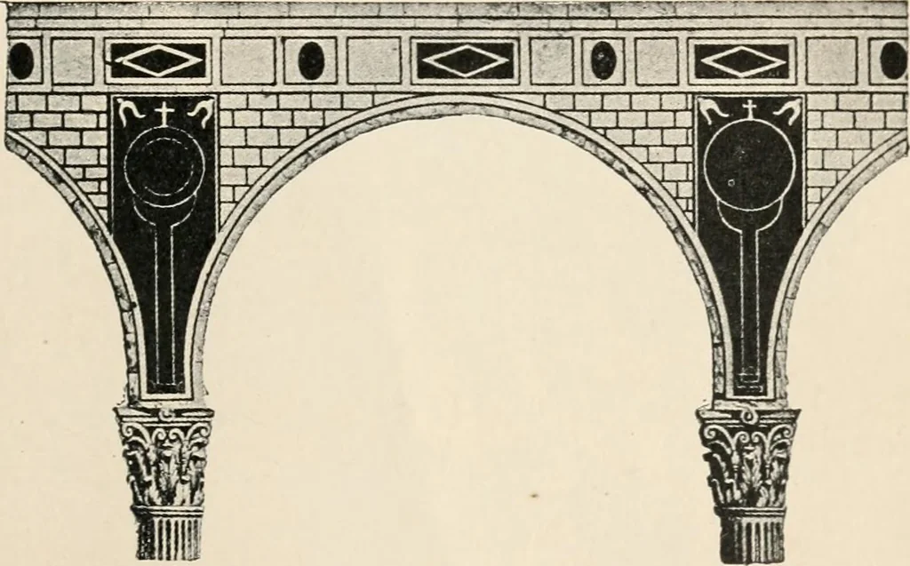 An illustration from The monuments of Christian Rome from Constantine to the renaissance, 1908, leaf 68