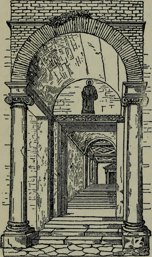 An illustration from The monuments of Christian Rome from Constantine to the renaissance, 1908, leaf 169
