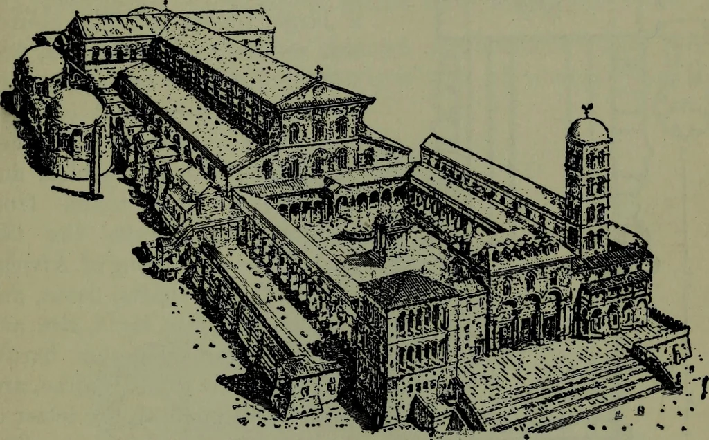 An illustration from The monuments of Christian Rome from Constantine to the renaissance, 1908, leaf 36
