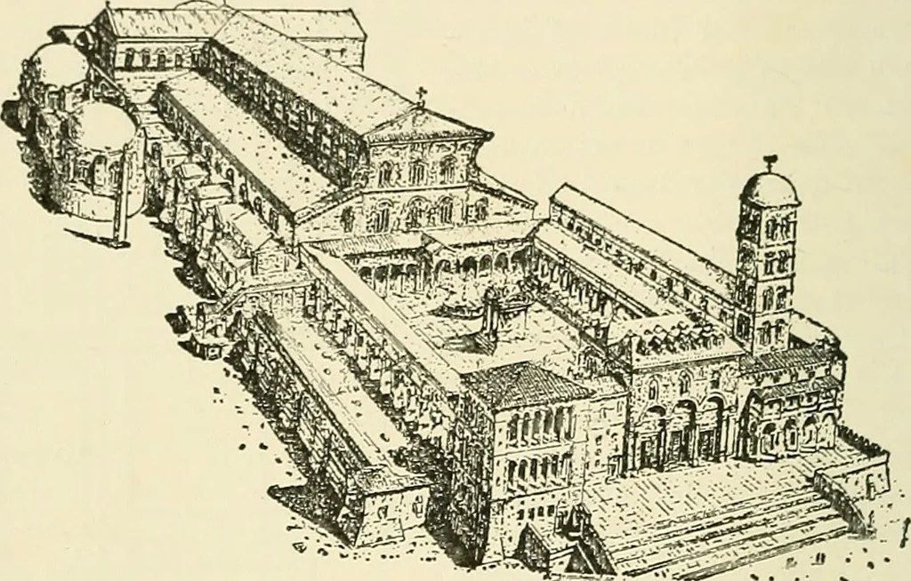 An illustration from Monuments of the early church, 1901, leaf 139