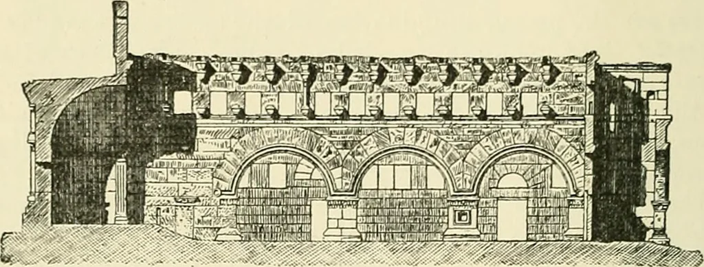 An illustration from Monuments of the early church, 1901, leaf 145