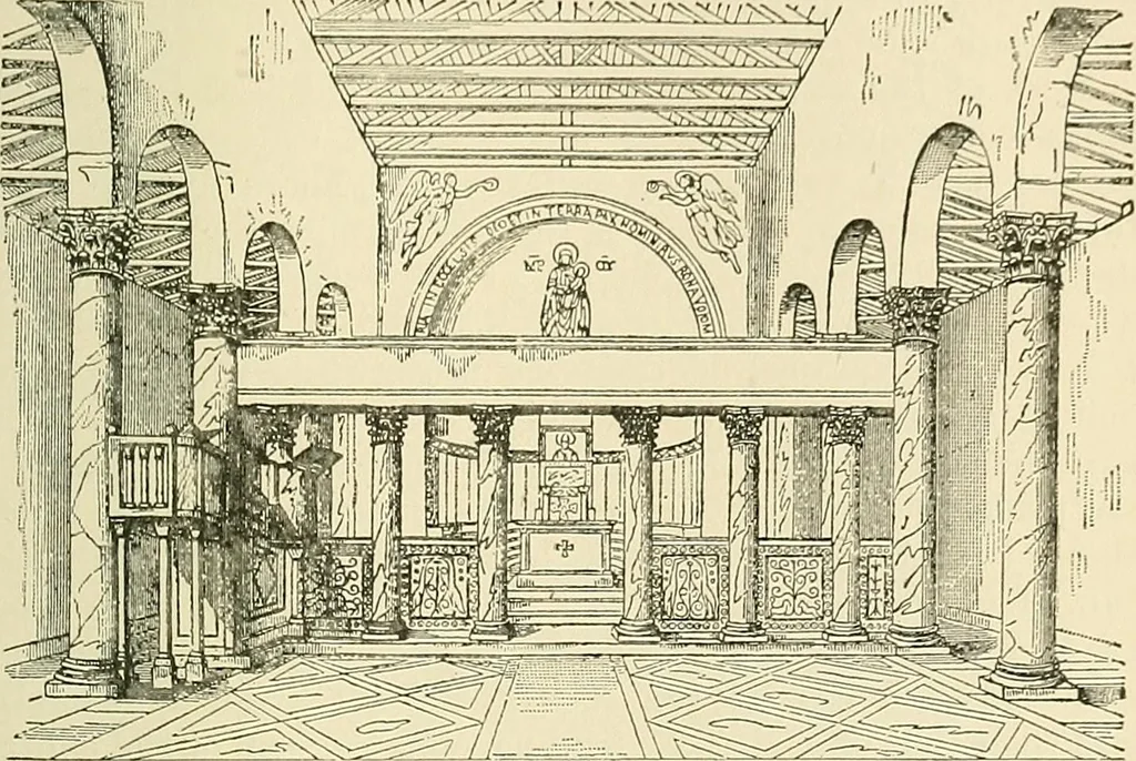 An illustration from Monuments of the early church, 1901, leaf 148