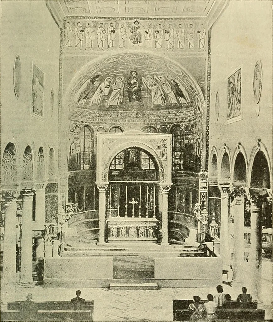 An illustration from Monuments of the early church, 1901, leaf 154