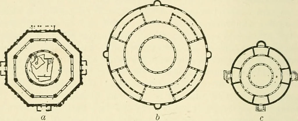 An illustration from Monuments of the early church, 1901, leaf 167