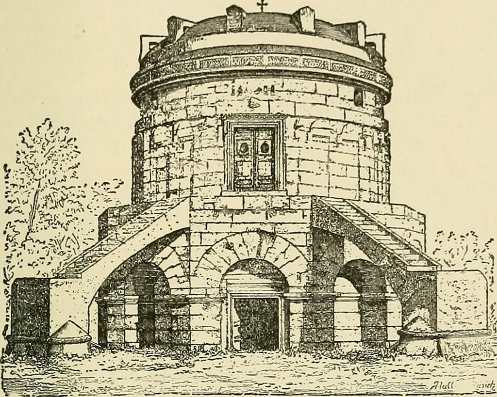 An illustration from Monuments of the early church, 1901, leaf 186