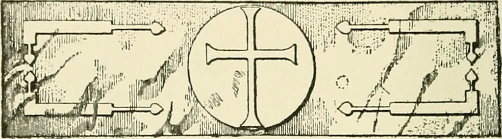 An illustration from Monuments of the early church, 1901, leaf 199