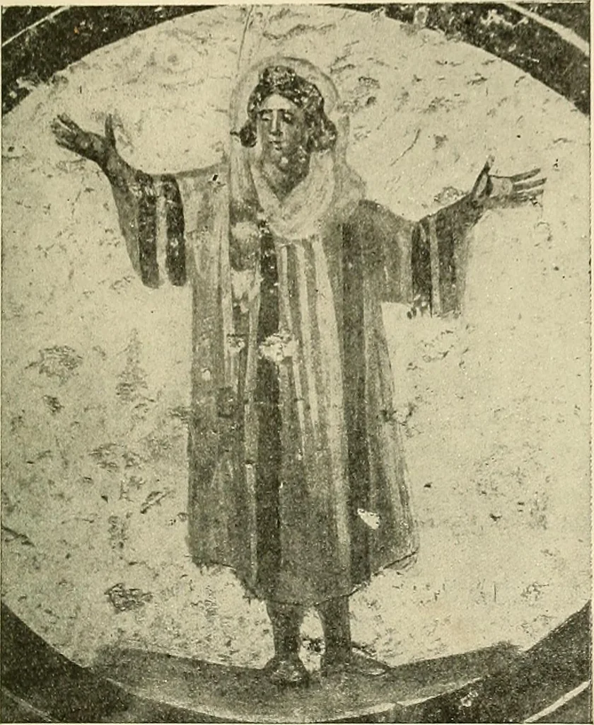An illustration from Monuments of the early church, 1901, leaf 232