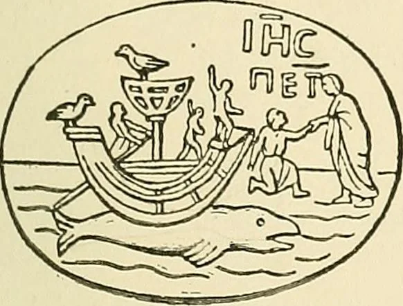 An illustration from Monuments of the early church, 1901, leaf 262
