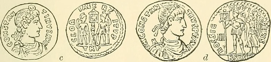 An illustration from Monuments of the early church, 1901, leaf 270