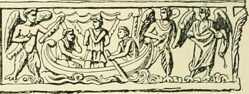 An illustration from Monuments of the early church, 1901, leaf 279