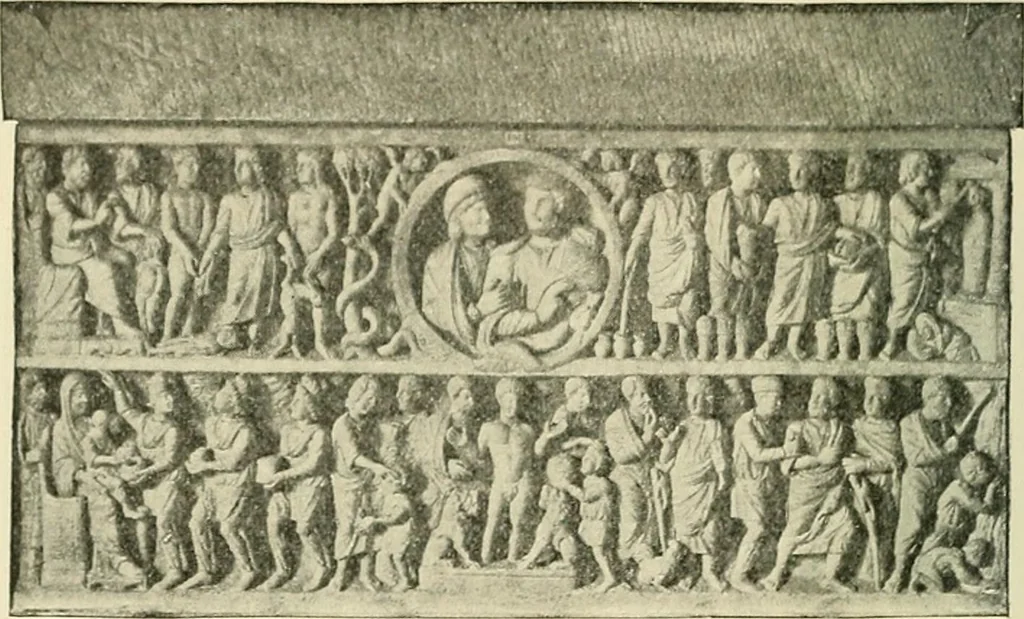 An illustration from Monuments of the early church, 1901, leaf 285