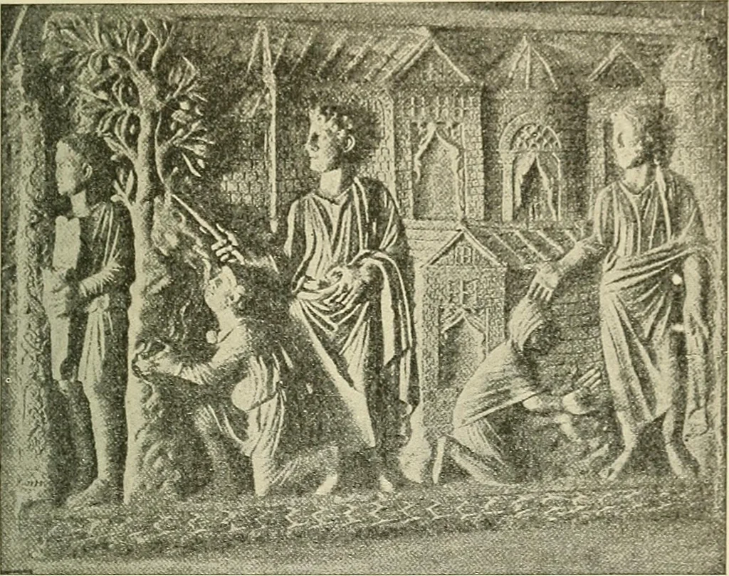 An illustration from Monuments of the early church, 1901, leaf 286