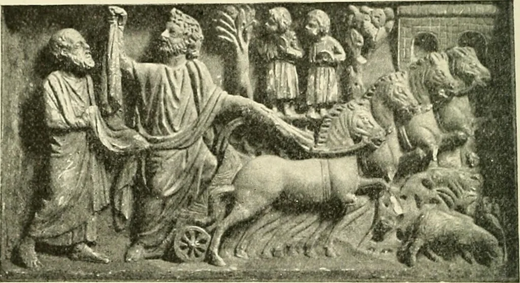 An illustration from Monuments of the early church, 1901, leaf 287