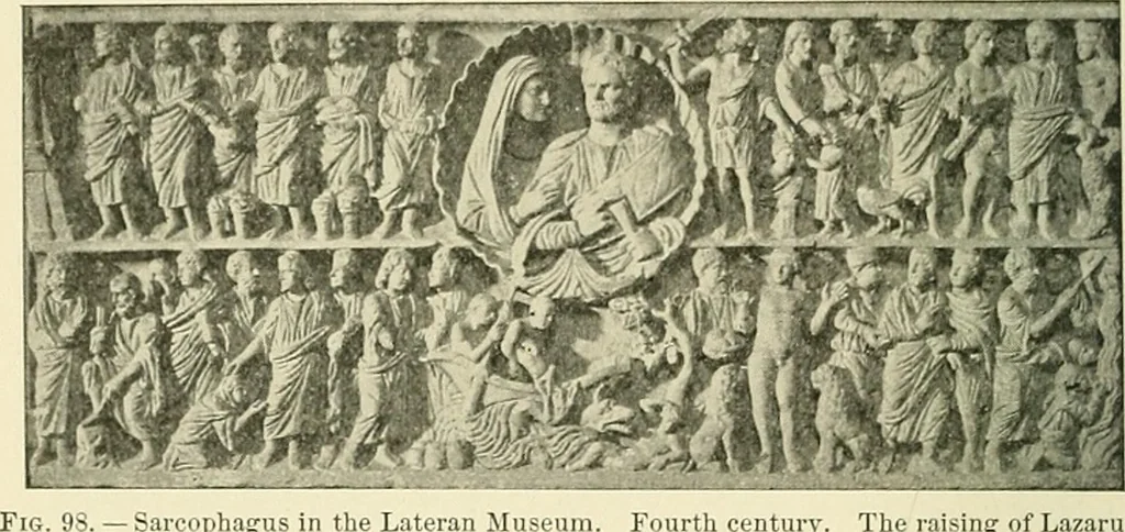 An illustration from Monuments of the early church, 1901, leaf 289
