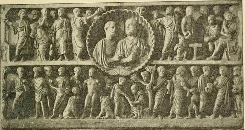 An illustration from Monuments of the early church, 1901, leaf 290