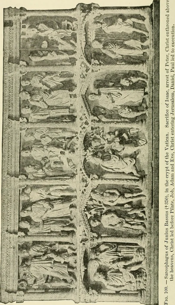 An illustration from Monuments of the early church, 1901, leaf 291