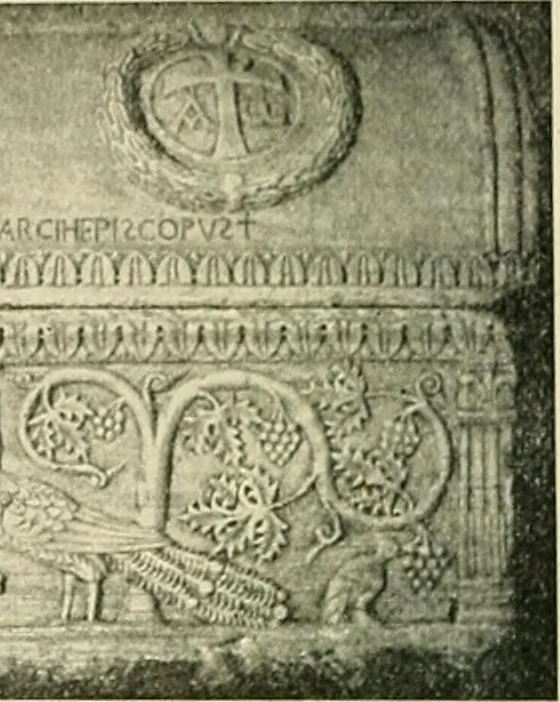 An illustration from Monuments of the early church, 1901, leaf 297