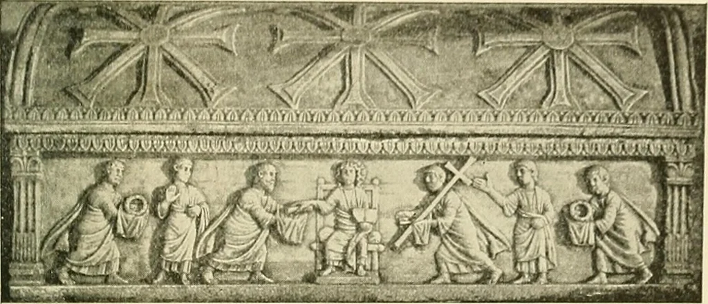 An illustration from Monuments of the early church, 1901, leaf 298