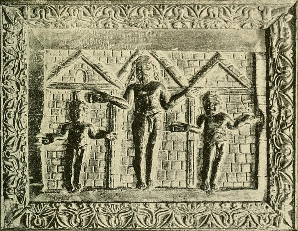 An illustration from Monuments of the early church, 1901, leaf 306
