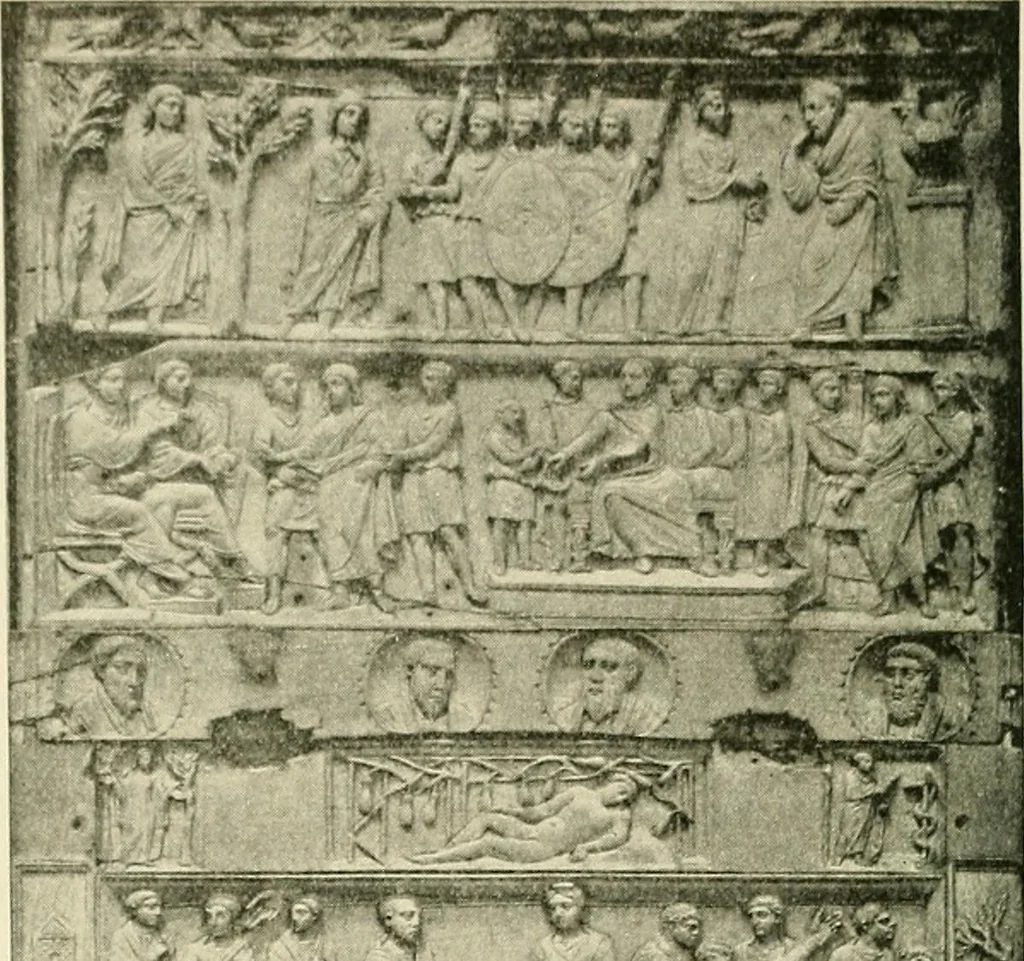 An illustration from Monuments of the early church, 1901, leaf 311