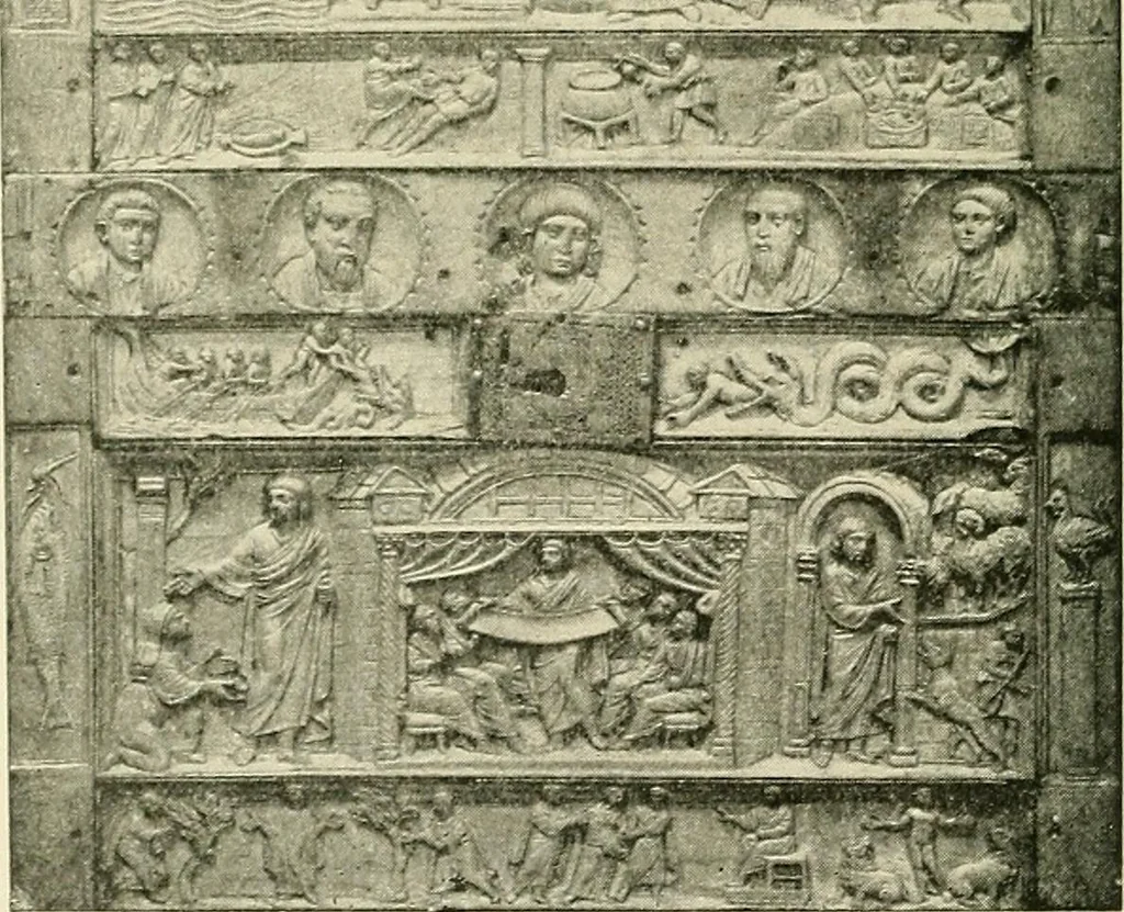 An illustration from Monuments of the early church, 1901, leaf 311